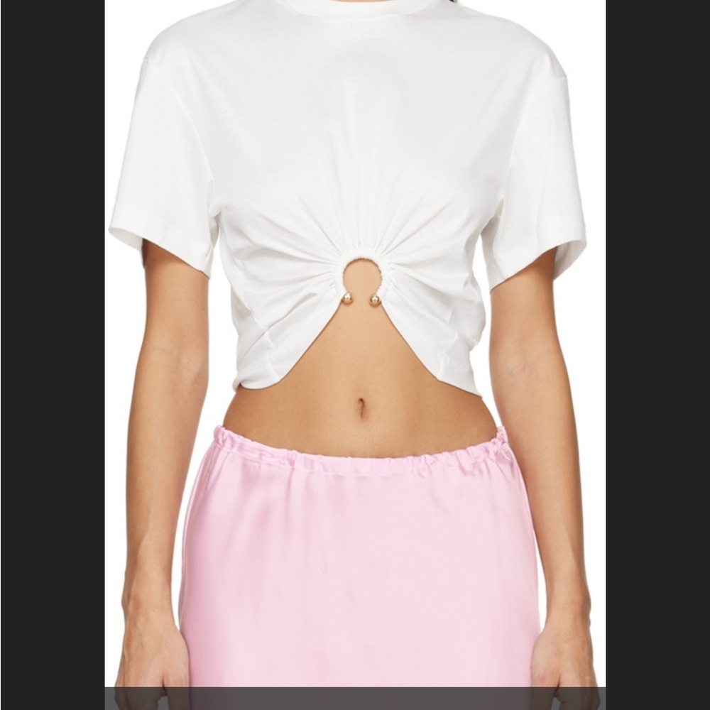 Paco Rabanne Ruched U Ring T shirt - Picture 4 of 6